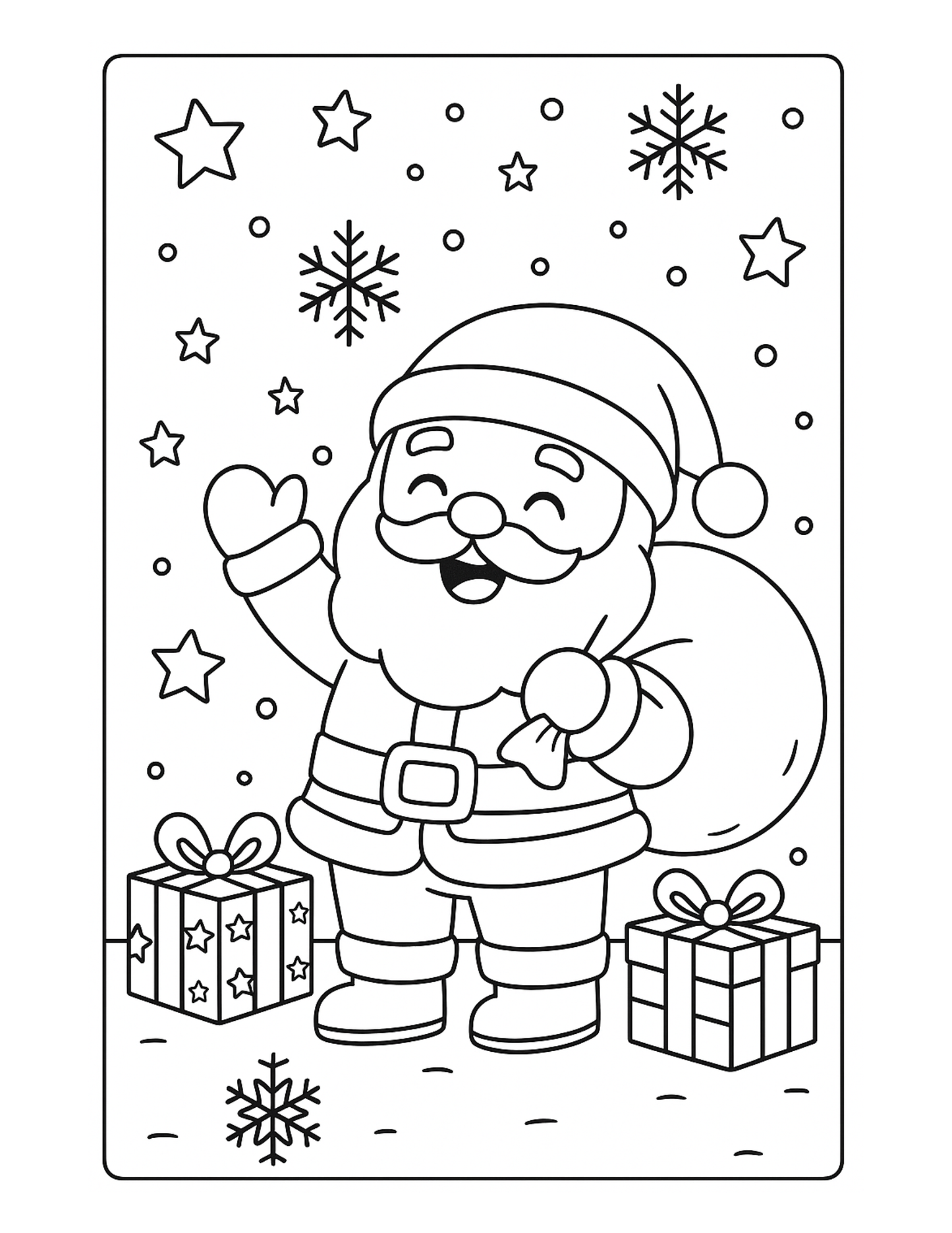 Noël rigolo à colorier – Livre de coloriage enfant Noël | ENIALYS Créations