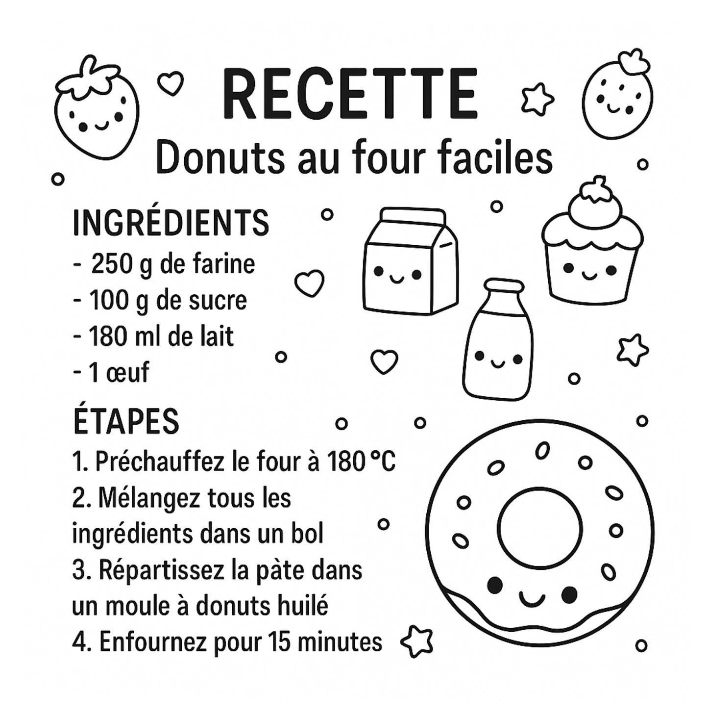 Cuisine & Food Truck – Coloriages gourmands & recettes kawaii | ENIALYS