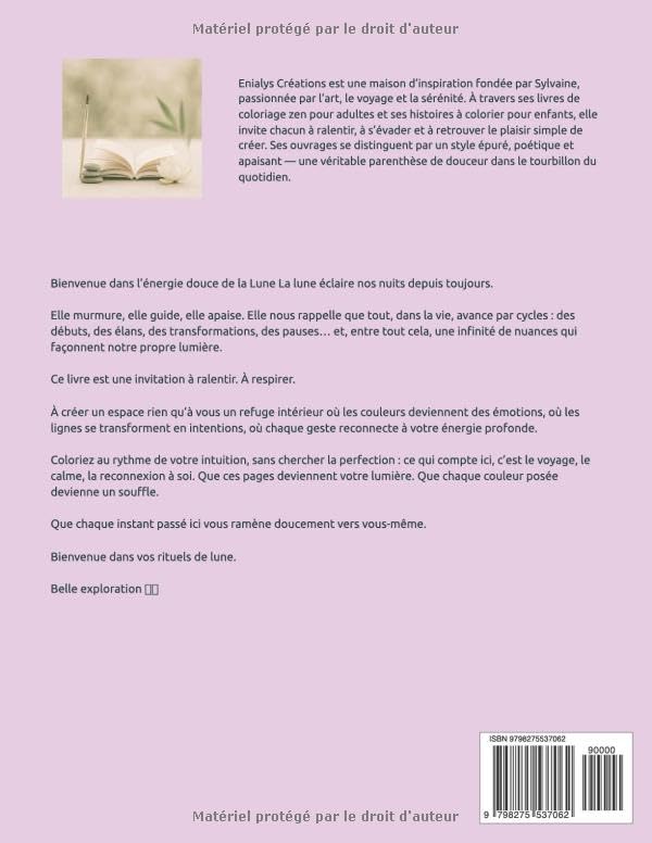 Rituels de Lune – Livre de coloriage adulte mystique & féminin | ENIALYS