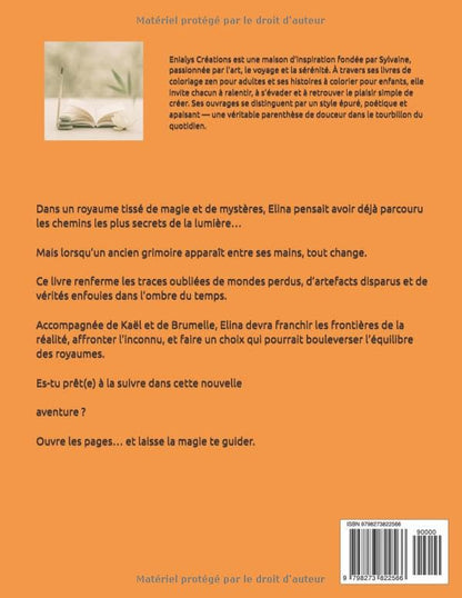Elina et le Grimoire des Mondes Perdus – Aventure fantastique à lire & colorier | ENIALYS