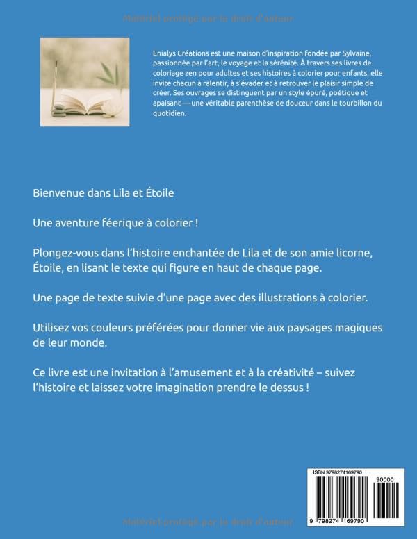 Lila et Étoile – Livre de coloriage féerique pour enfants | ENIALYS