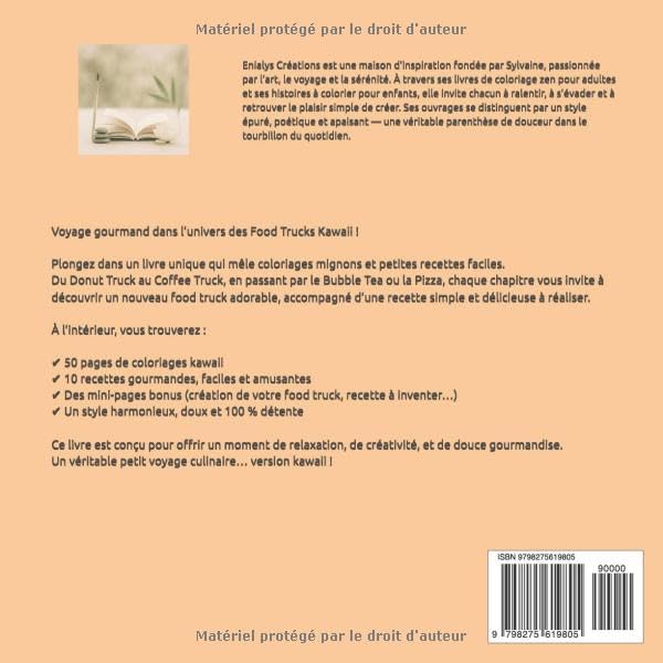 Cuisine & Food Truck – Coloriages gourmands & recettes kawaii | ENIALYS