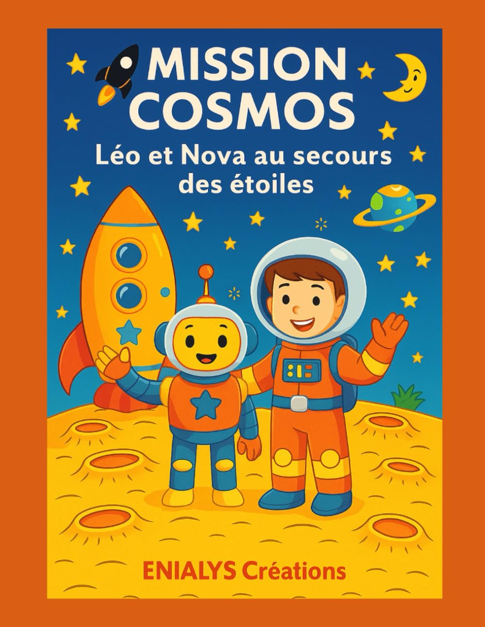 Mission Cosmos – Livre enfant espace coloriage à lire et colorier | ENIALYS Créations