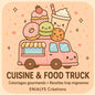 Cuisine & Food Truck – Coloriages gourmands & recettes kawaii | ENIALYS