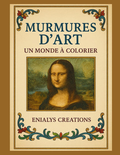 Murmures d’Art – Livre de coloriage adulte inspiré des grands peintres | ENIALYS Créations