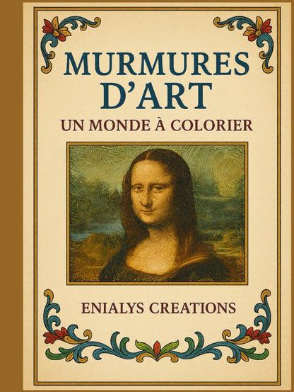 Murmures d’Art – Livre de coloriage adulte inspiré des grands peintres | ENIALYS Créations
