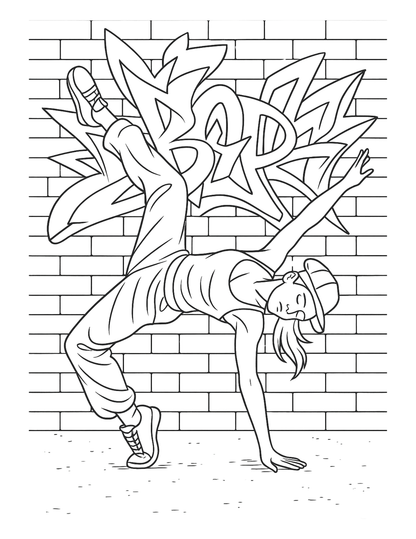 L’Art de la Danse – Livre de coloriage adulte artistique & anti-stress | ENIALYS