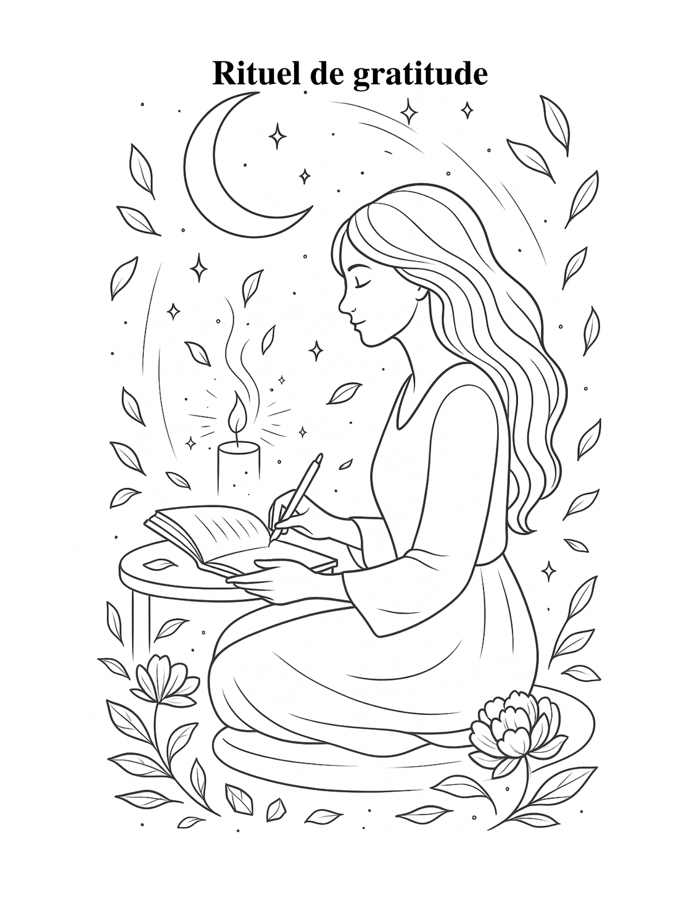 Rituels de Lune – Livre de coloriage adulte mystique & féminin | ENIALYS