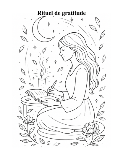 Rituels de Lune – Livre de coloriage adulte mystique & féminin | ENIALYS