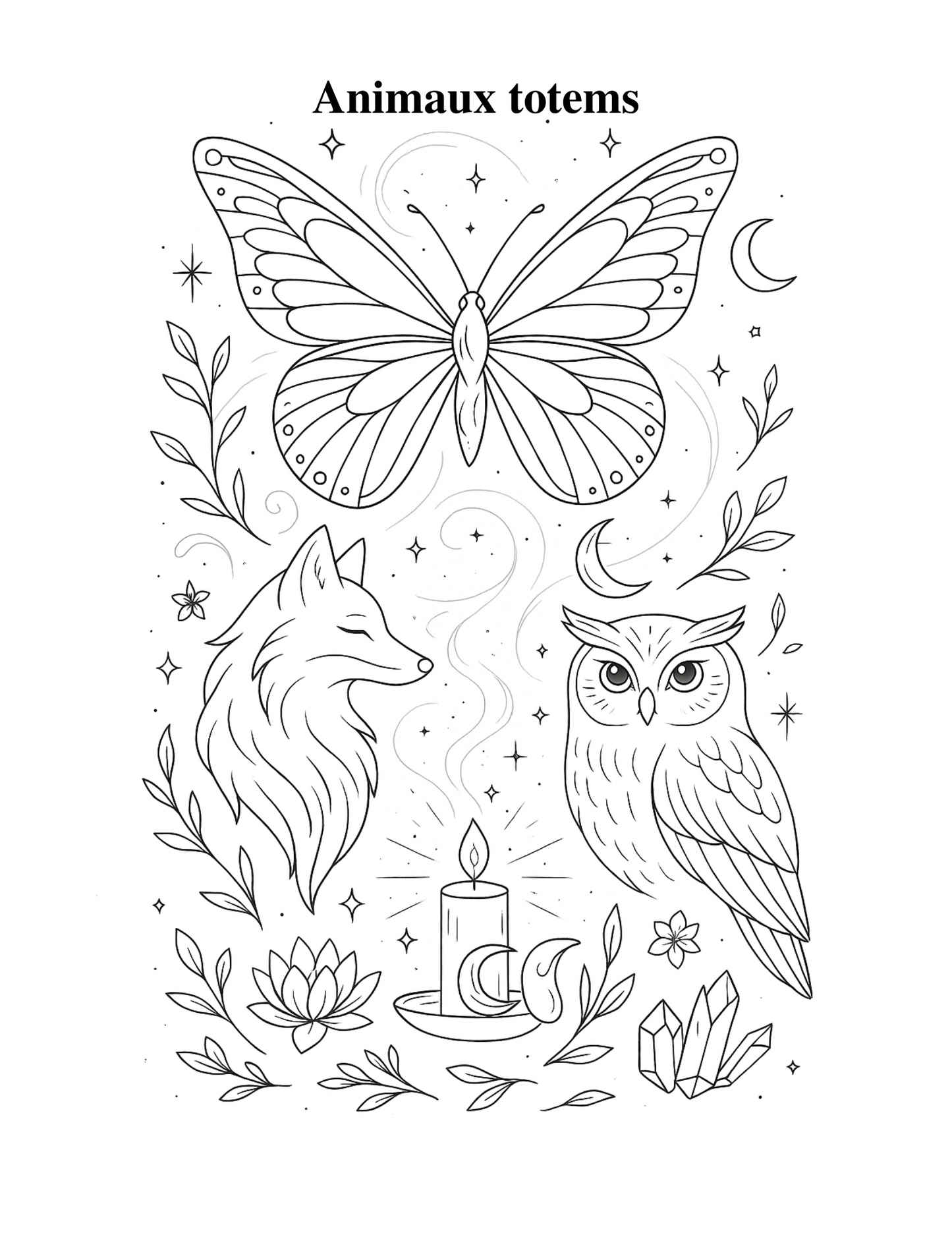 Rituels de Lune – Livre de coloriage adulte mystique & féminin | ENIALYS