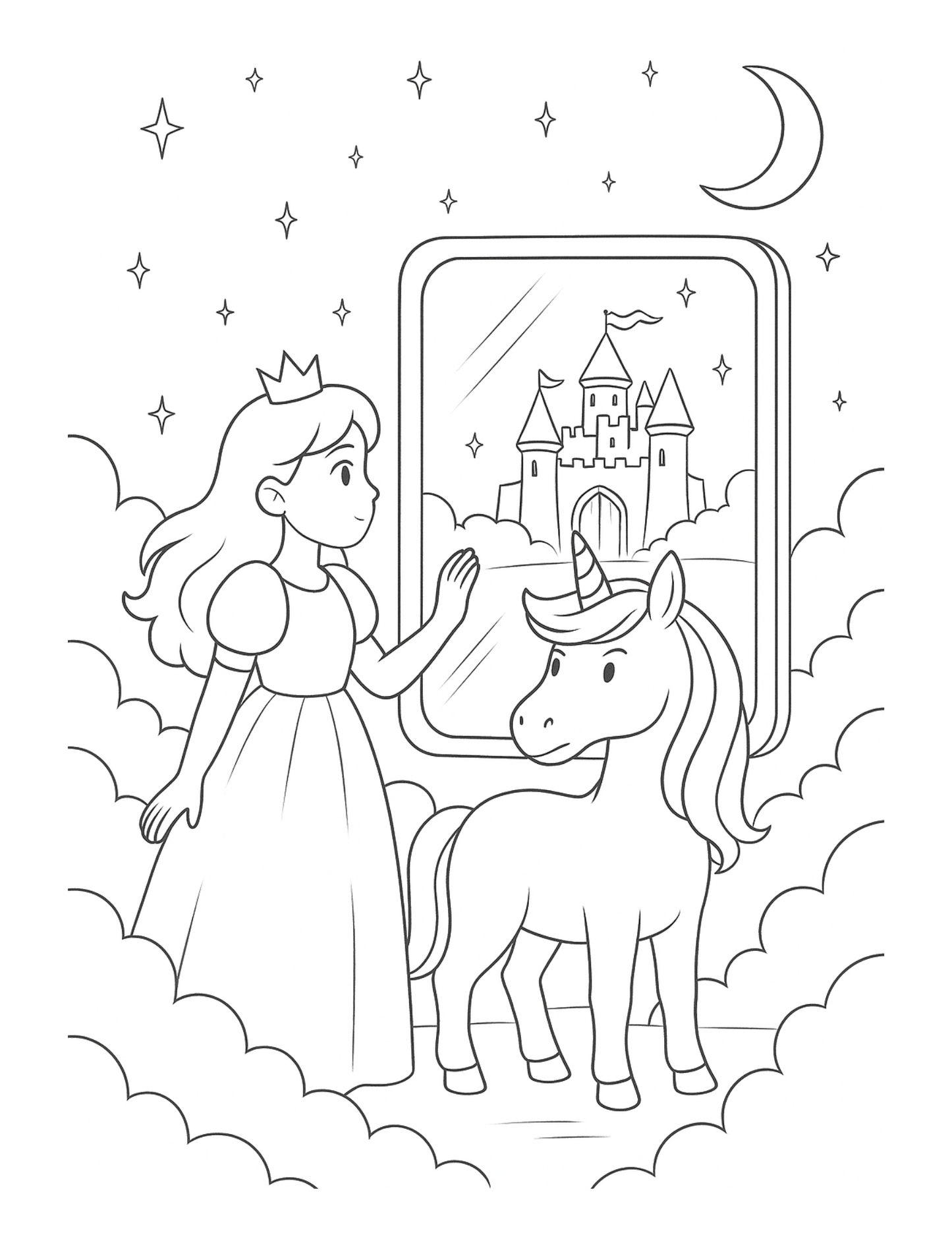 Lila et le Secret des Constellations – Livre enfant à lire et à colorier | ENIALYS Créations