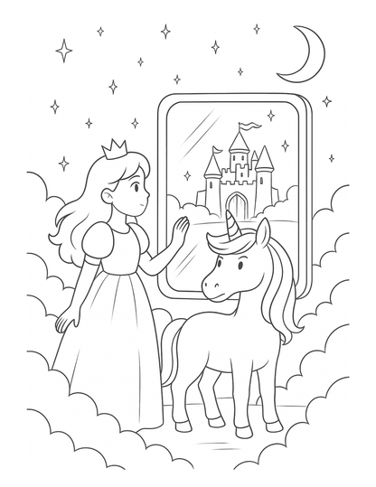 Lila et le Secret des Constellations – Livre enfant à lire et à colorier | ENIALYS Créations