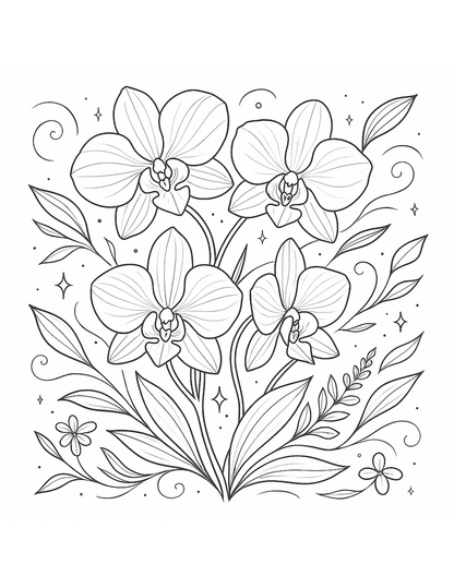 Échappée Botanique – Livre de coloriage adulte relaxant nature | ENIALYS Créations