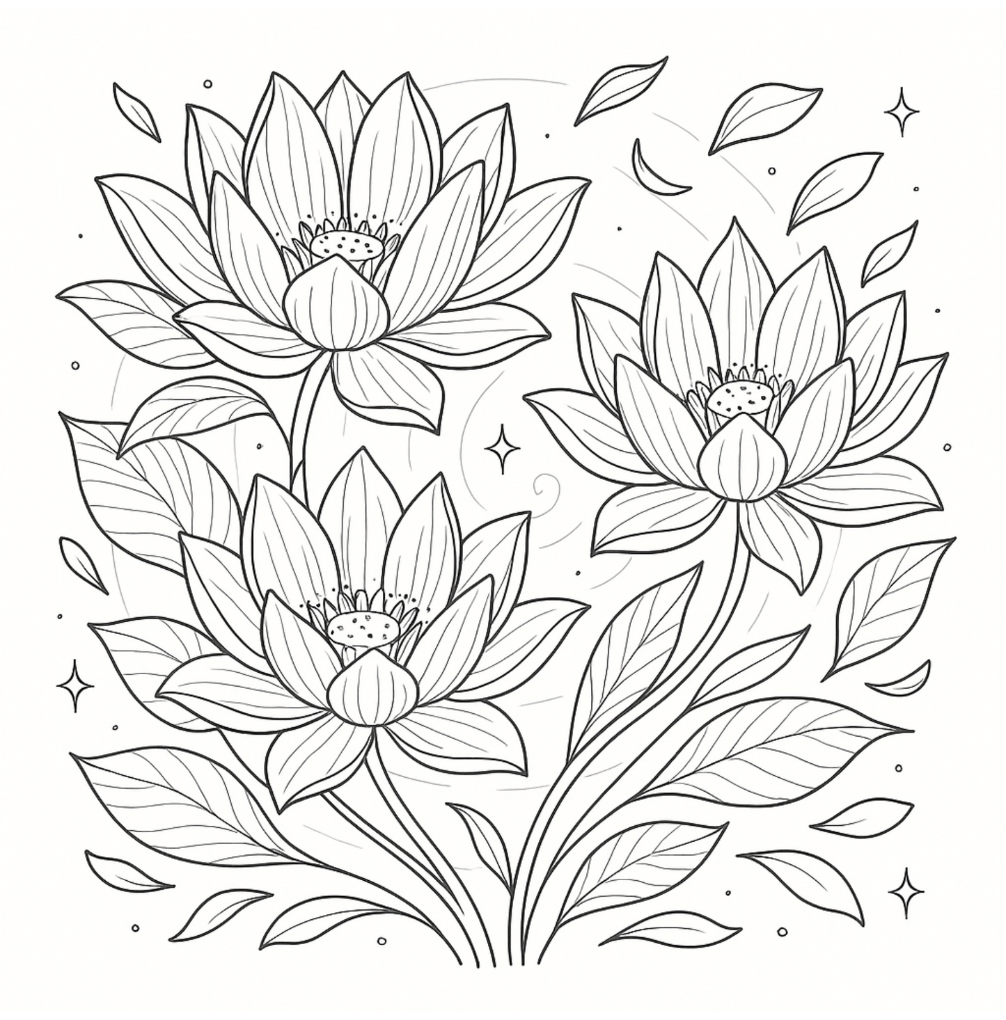 Échappée Botanique – Livre de coloriage adulte relaxant nature | ENIALYS Créations