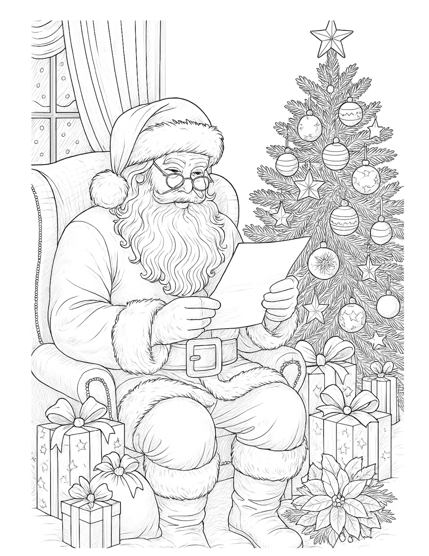 Noël Féérique à Colorier – Coloriage Magique Noël Adultes avec 50 Illustrations Magiques | ENIALYS