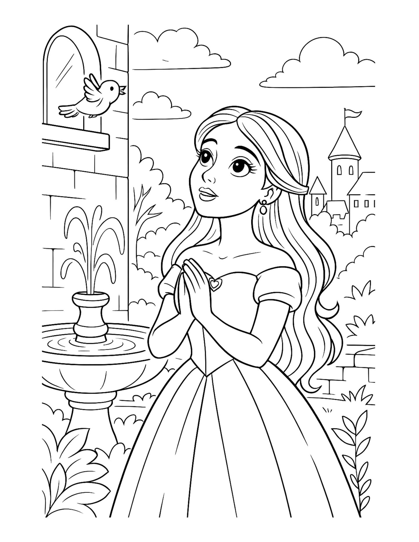 Elina, Gardienne des Brumes – Livre enfant à lire et à colorier | ENIALYS Créations