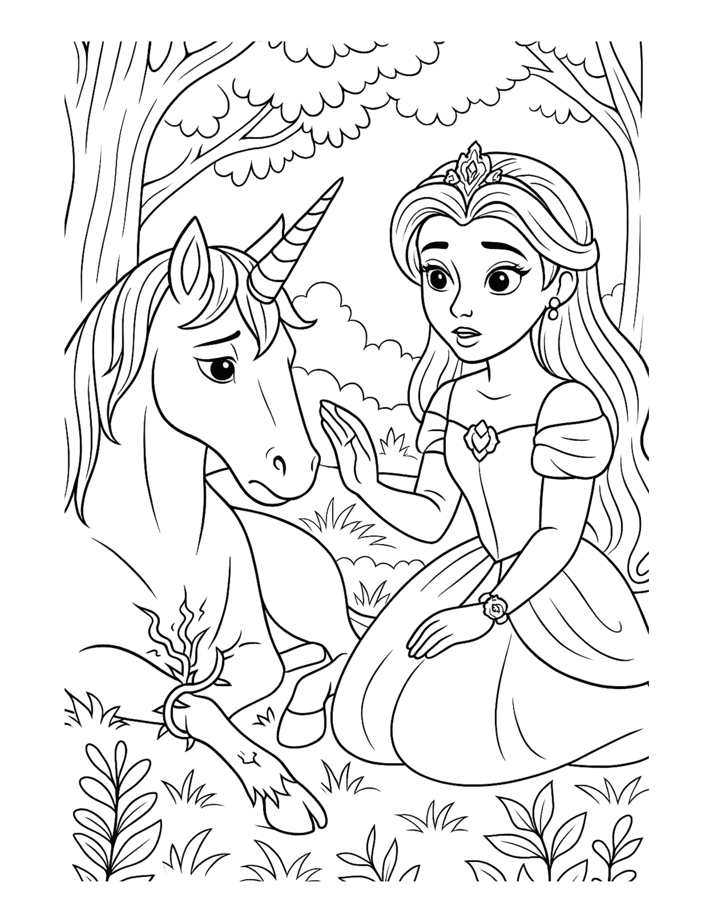 Elina, Gardienne des Brumes – Livre enfant à lire et à colorier | ENIALYS Créations