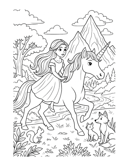 Elina, Gardienne des Brumes – Livre enfant à lire et à colorier | ENIALYS Créations