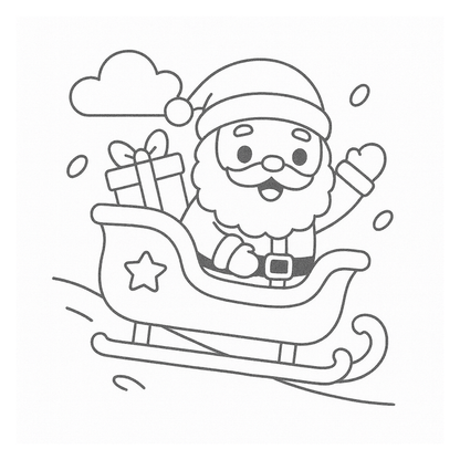 Mon Noël Kawaii à Colorier – 50 dessins mignons pour enfants | ENIALYS