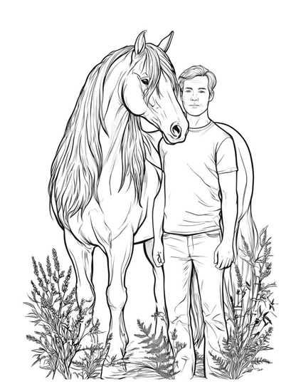Chevaux & Équilibre Intérieur – Livre de coloriage zen adulte | ENIALYS Créations
