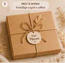 Le Livre de Maman personnalisé en bois – Cadeau fête des mères unique