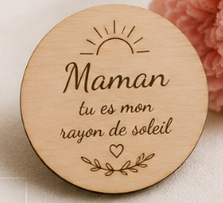 Magnets en bois personnalisés | Aimants gravés personnalisables | Prénom, animaux, passions & cadeaux uniques
