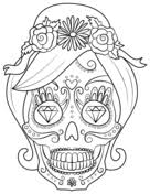 Dia de los Muertos – Livre de coloriage anti-stress adulte | ENIALYS