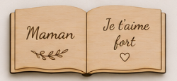 Magnets en bois personnalisés | Aimants gravés personnalisables | Prénom, animaux, passions & cadeaux uniques