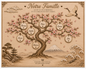 Arbre de vie japonais personnalisé en bois